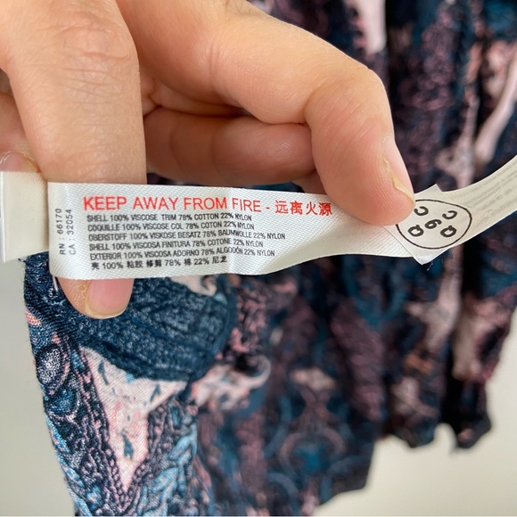 Intimately Free People Count Me In Trapeze Sleeveless Tunic Dress Black XS NWT - Picture 16 of 16